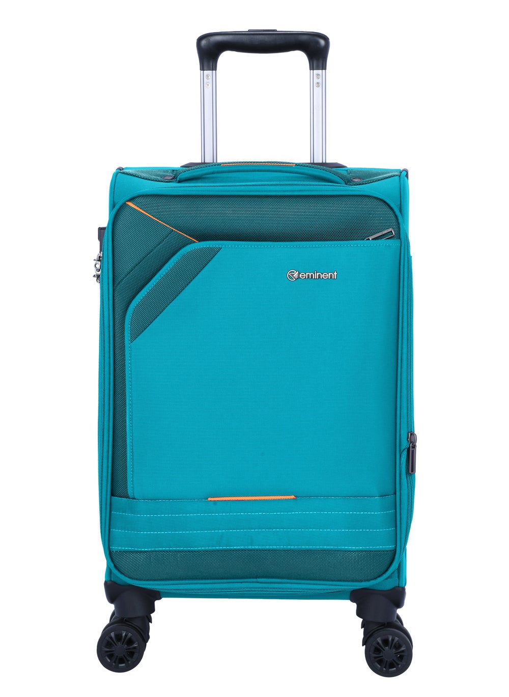 buy-eminent-expandable-luggage-trolley-bag-soft-suitcase-for-unisex-travel-polyester-shell-lightweight-with-tsa-lock-double-spinner-wheels-e777sz-medium-checked-24-inch-green_kkh