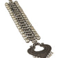 Elegant Oxidised Ghungaroo Maang Tikka with Silver Detail
