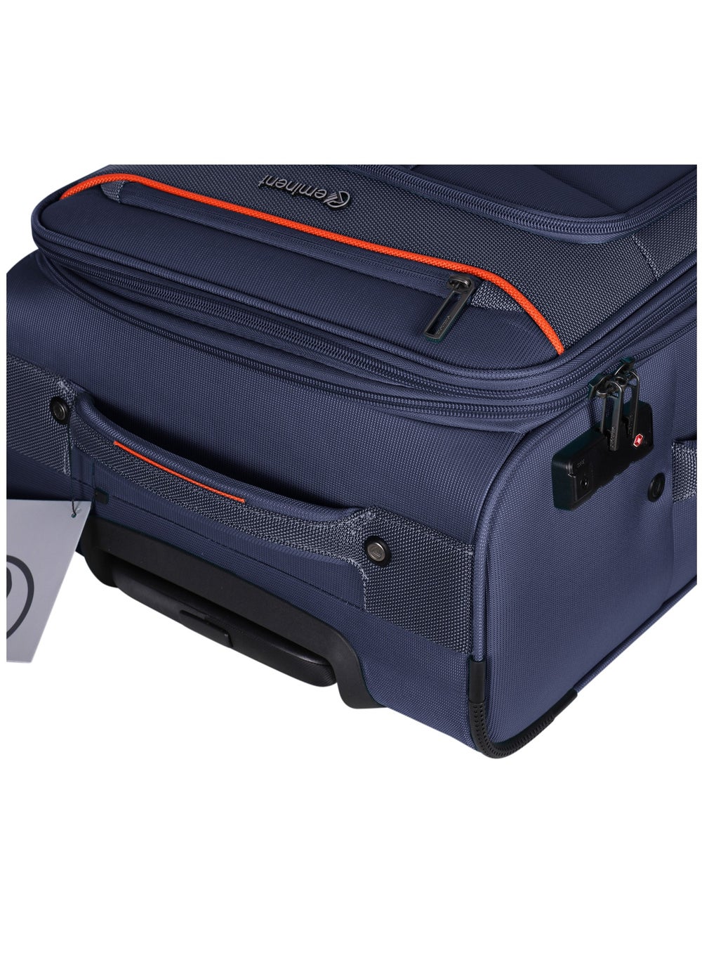 buy-eminent-unisex-soft-travel-bag-medium-luggage-trolley-polyester-lightweight-expandable-4-double-spinner-wheeled-suitcase-with-3-digit-tsa-lock-e788-navy-blue_s4i
