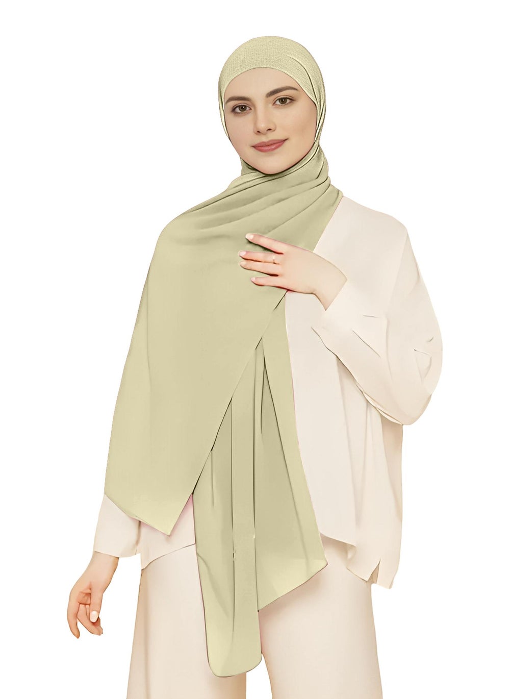 buy-nukhbaa-instant-hijab-wrap-pullover-head-scarf-with-tube-undercap-dark-vanilla-color-hijab-hc1_isc