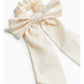 Charming Bow-Adorned Scrunchie – Soft and Stylish