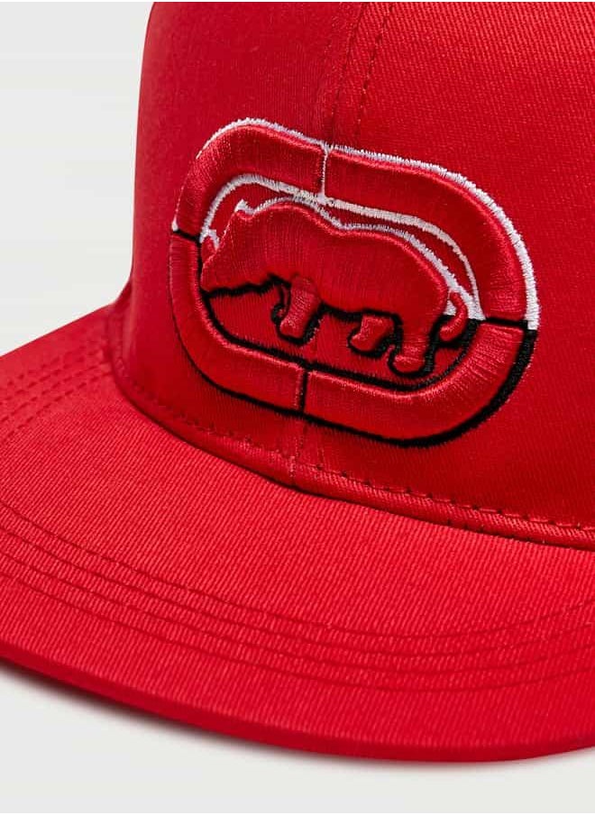 buy-ecko-ecko-logo-embroidered-cap-with-hook-and-loop-strap-closure_psc