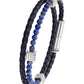 buy-guy-laroche-victor-blue-leather-and-lapis-beads-bracelet_37l