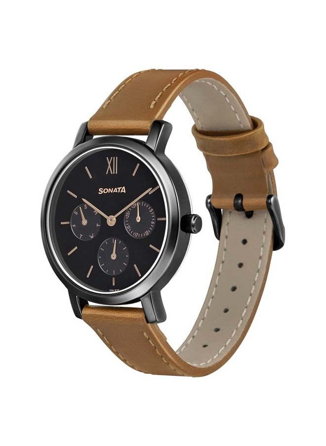 buy-sonata-round-shape-leather-band-chronograph-wrist-watch-8164nl03-36mm-tan_2p6