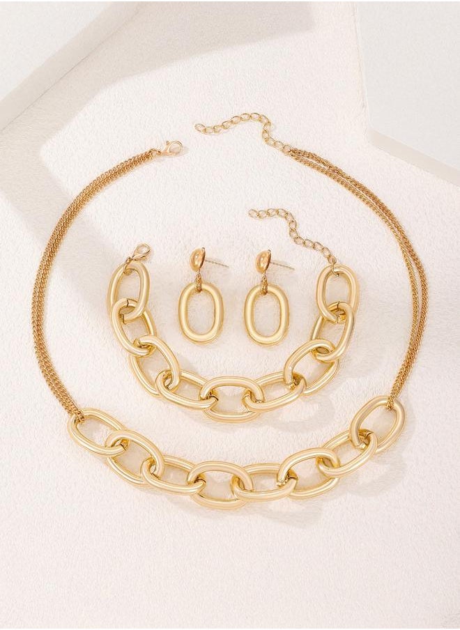 buy-styli-set-of-3-textured-accent-choker-ring-earrings_a3q