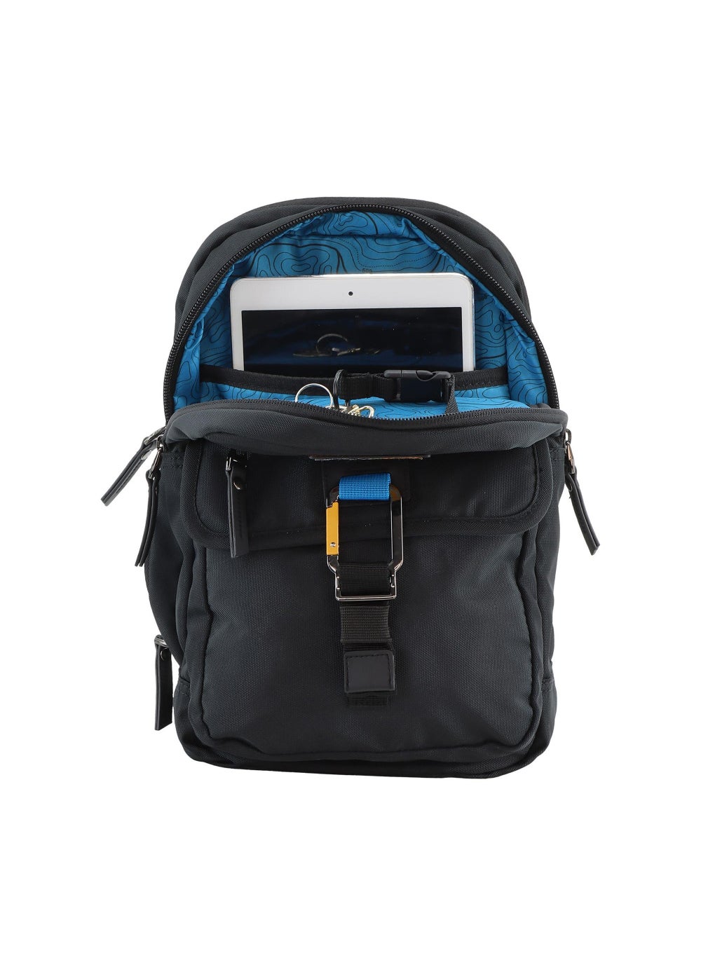 buy-discovery-discovery-icon-sling-bag-8l-black-durable-lightweight-tablet-compartment-casual-shoulder-bag-for-men-and-women-removable-shoulder-strap-secure-rfid-pocket_r17