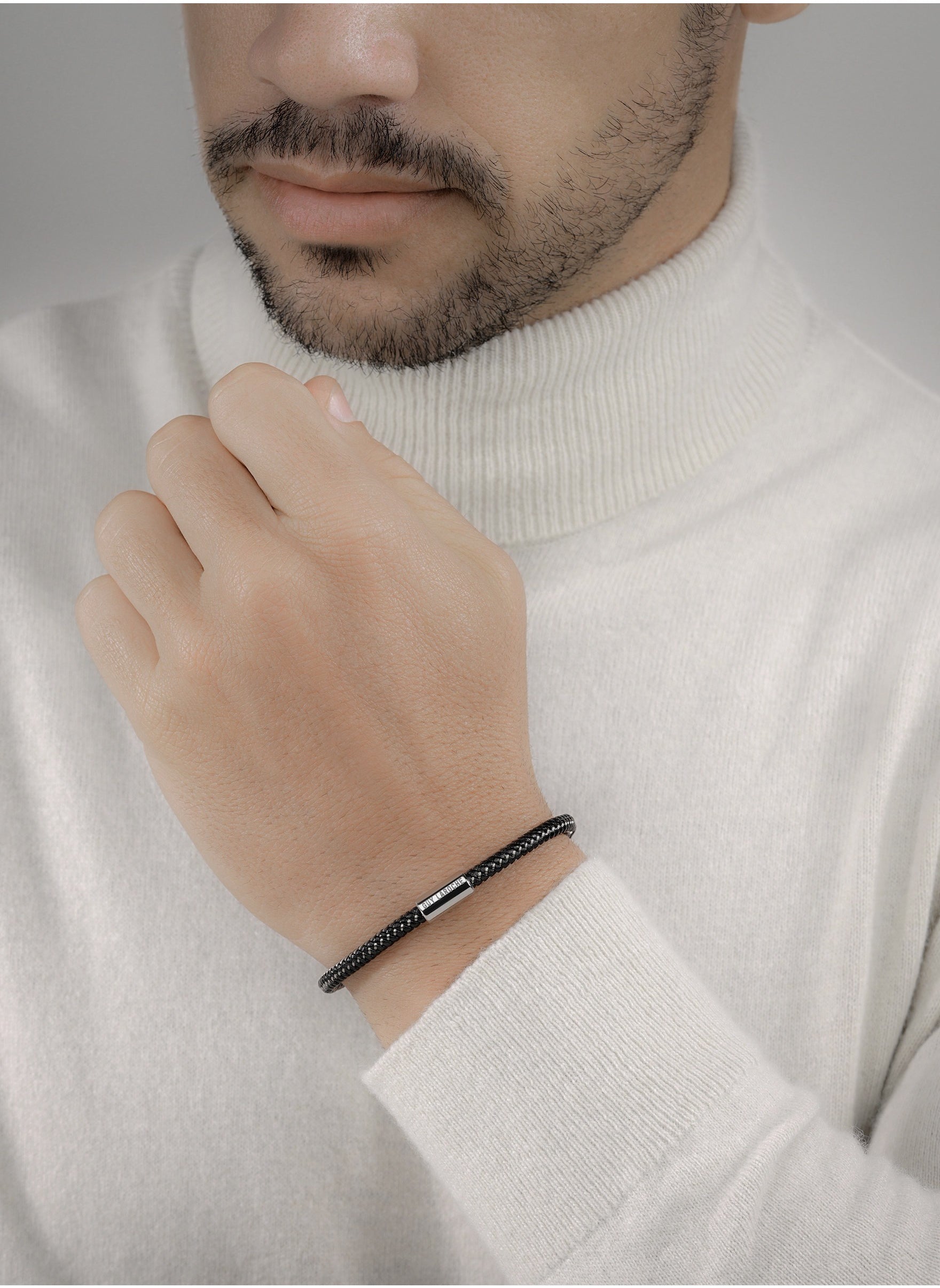 buy-guy-laroche-pierre-black-cord-bracelet-for-men_ucj