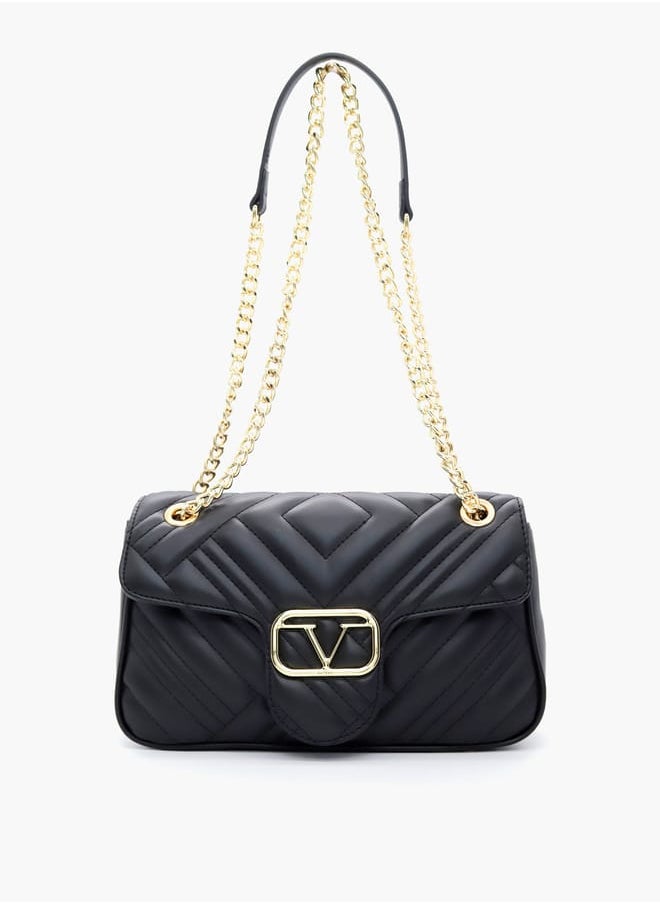 buy-v-italia-quilted-crossbody-bag-with-chain-strap-and-flap-closure_gh8