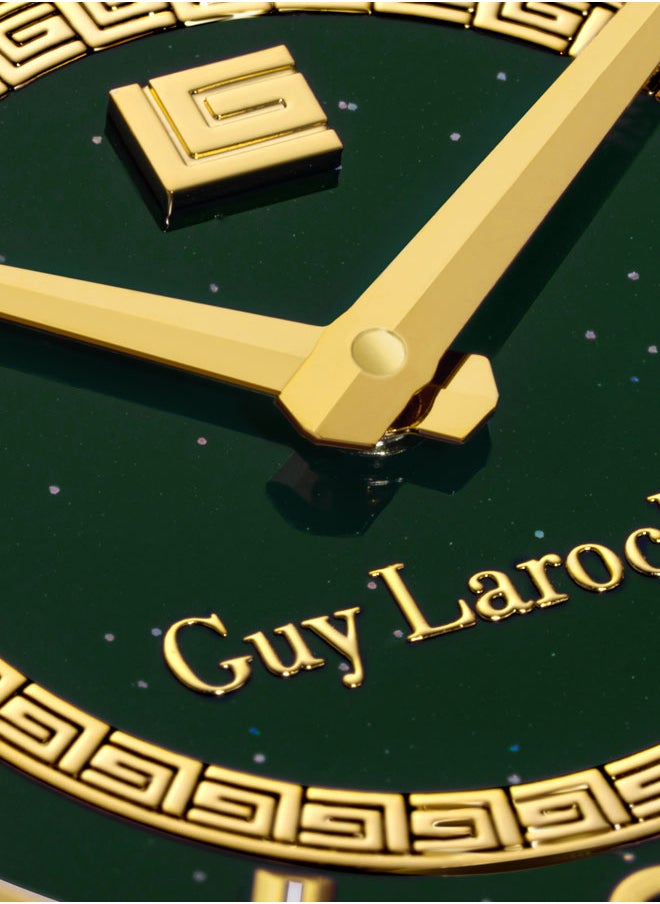 buy-guy-laroche-sacha-32mm-ladies-swiss-quartz-watch-with-green-glitter-mother-of-pearl-dial-gold-plated-bracelet-sapphire-glass_x4b