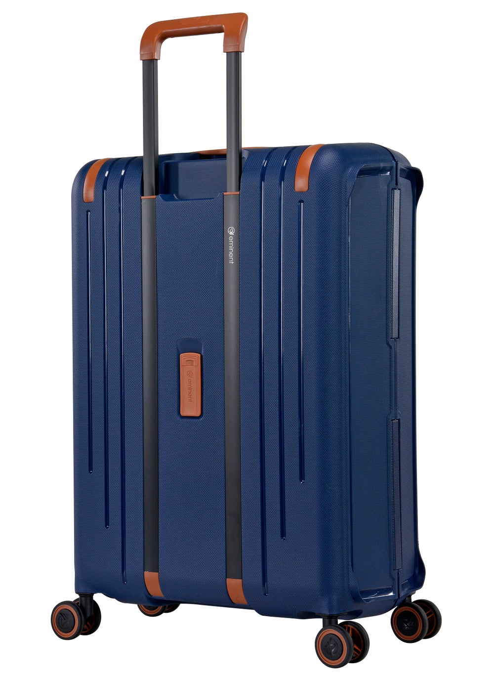 buy-eminent-vertica-hard-case-travel-bag-medium-luggage-trolley-polypropylene-lightweight-suitcase-4-quiet-double-spinner-wheels-with-tsa-lock-b0006-dark-blue-brown-trim_kpa