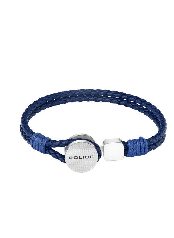 buy-police-deep-set-bracelet-for-men-stainless-steel-with-blue-leatherpeagb0005805_yhc