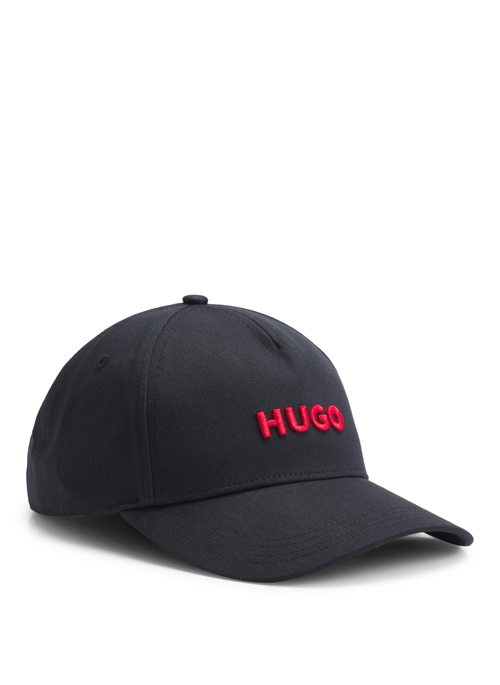 buy-hugo-cotton-twill-cap-with-logo-on-front-and-visor_gra
