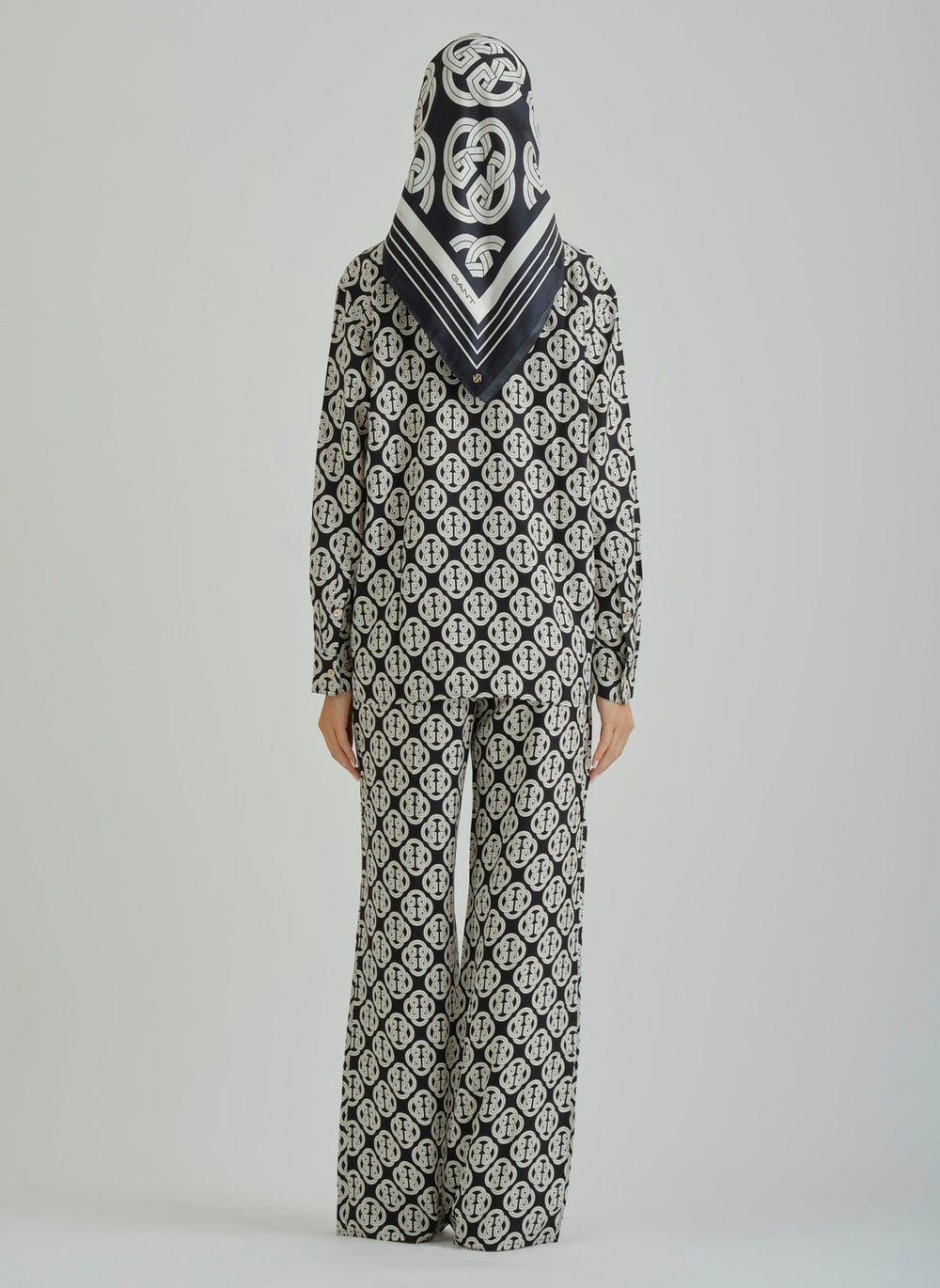 buy-gant-gant-ramadan-collection-women-s-black-monogram-print-silk-scarf_f1s