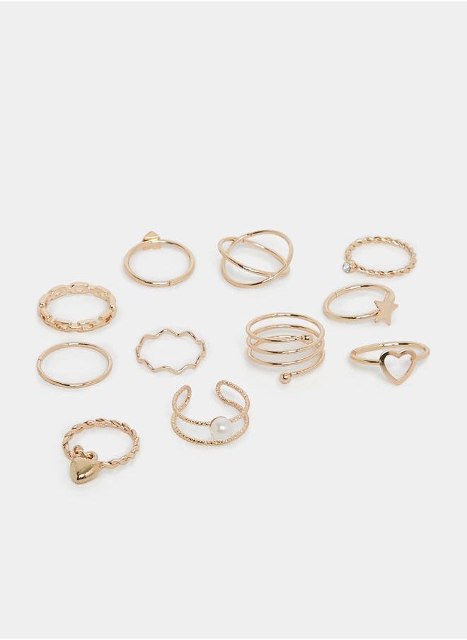 buy-styli-set-of-14-star-and-butterfly-design-rings_t0d