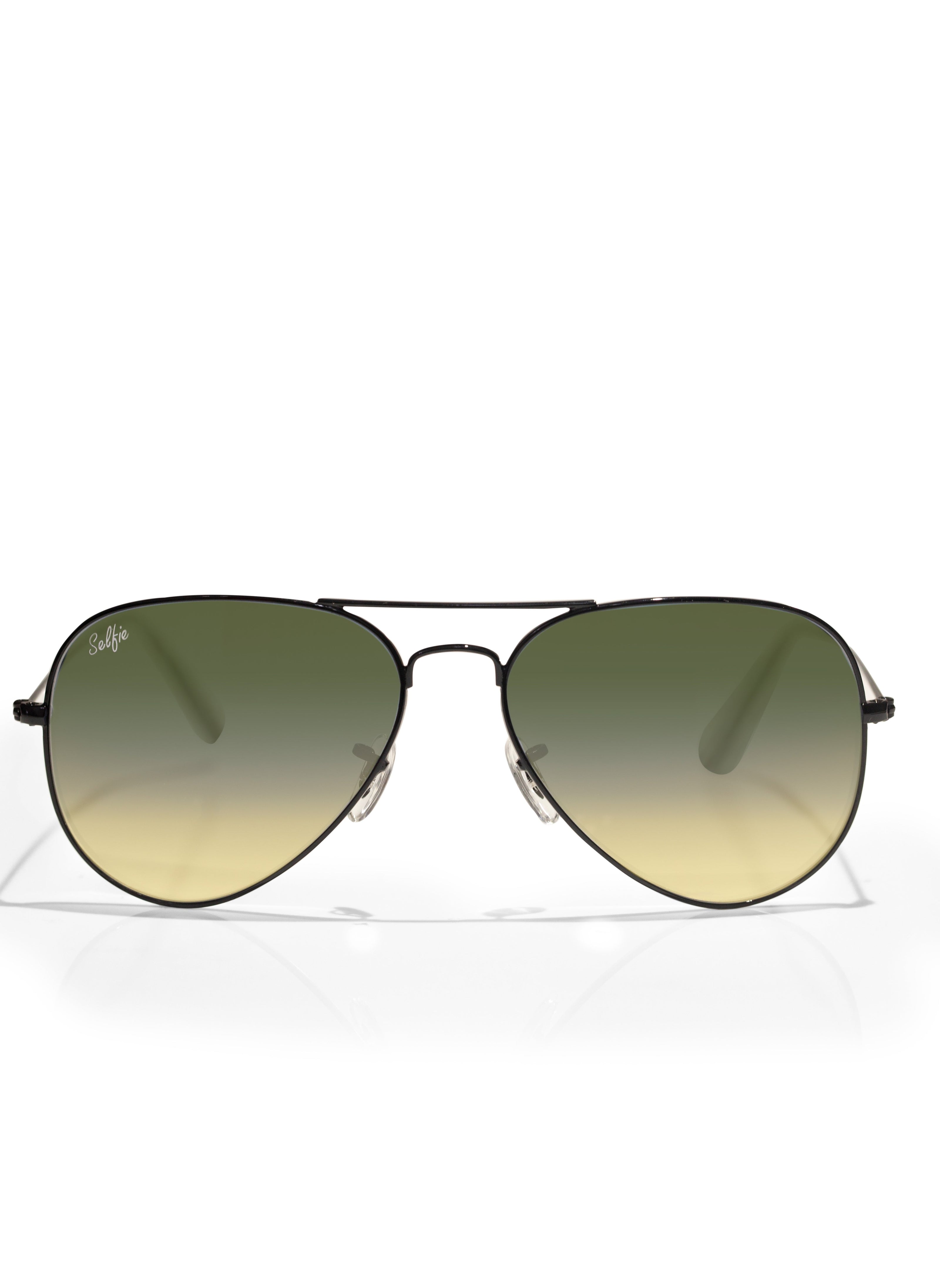buy-selfie-selfie-aviator-green-black-metal-frame-with-sunglasses-se3025-023_oyx