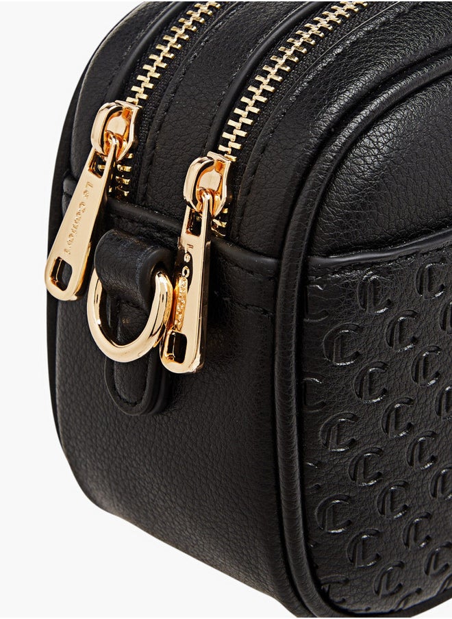 buy-le-confort-monogram-embossed-crossbody-bag-with-zip-closure-and-chain-strap_58z