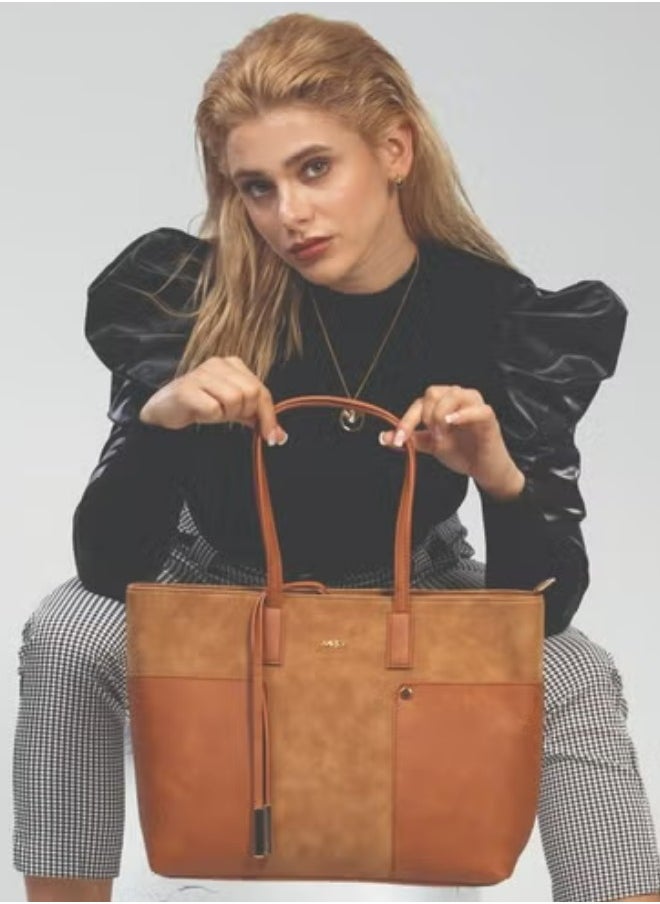 buy-amica-alma-double-handle-tote-bag-for-women-brown_529
