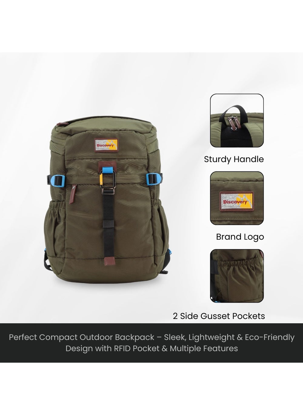 buy-discovery-discovery-icon-25-l-backpack-khaki-padded-laptop-backpack-durable-water-resistent-backpack-hiking-outdoor-travel-backpack-for-men-and-women_u4i