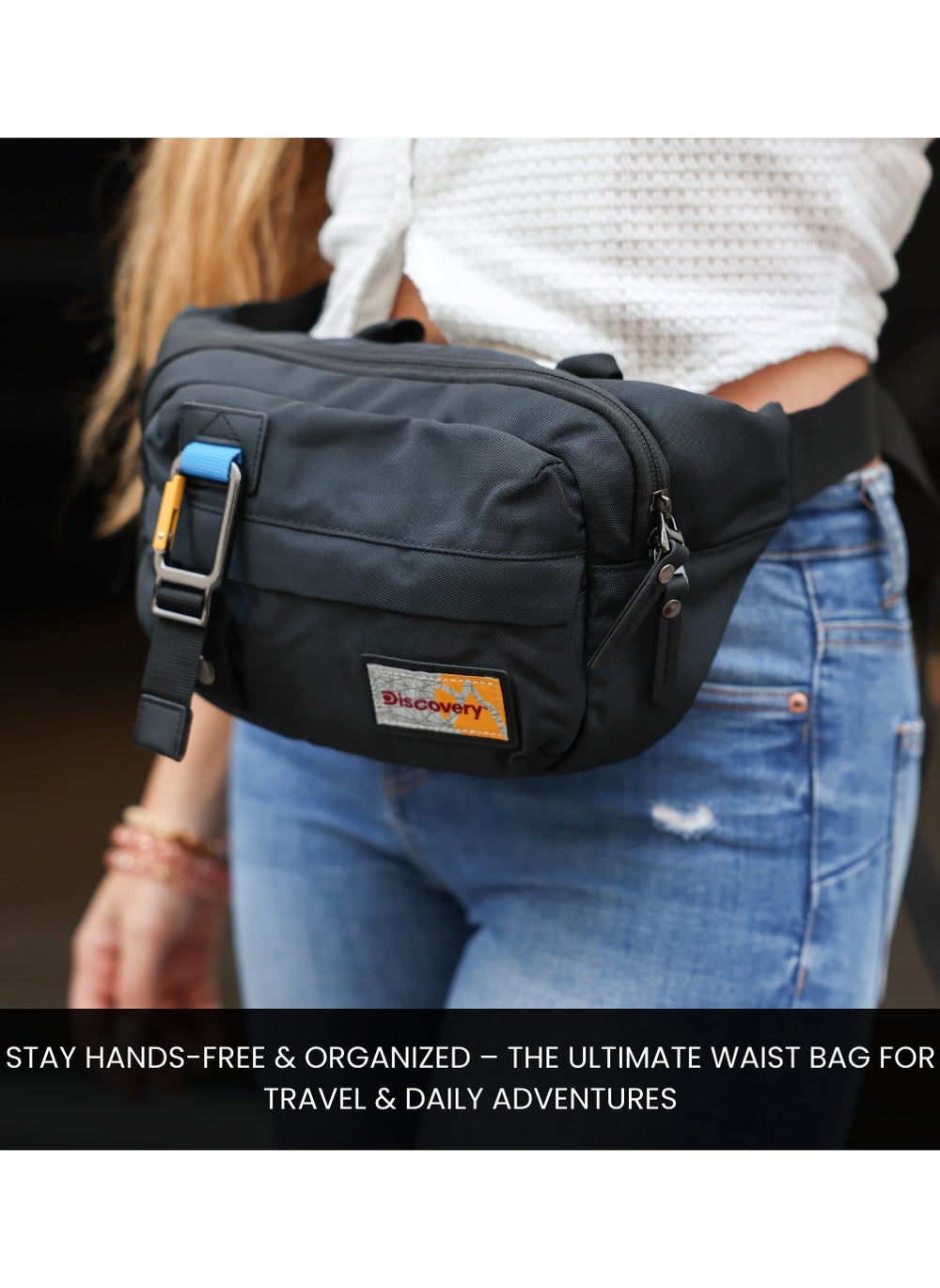 buy-discovery-discovery-icon-waist-bag-black-hip-bag-with-adjustable-strap-rfid-pocket-suitable-for-travel-outdoors-gym-hiking-for-men-and-women_hod