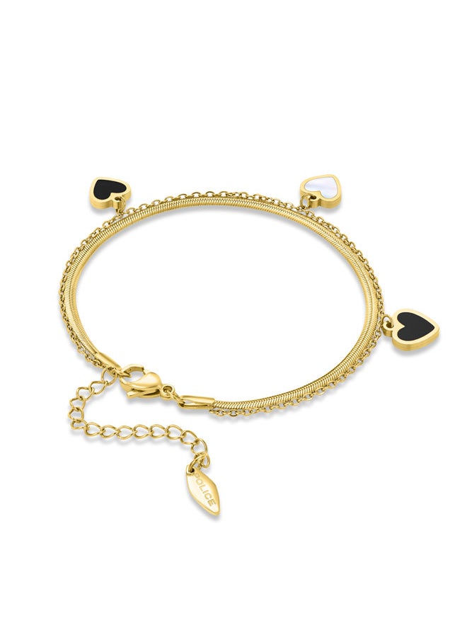 buy-police-devote-bracelet-for-women-twin-layered-with-black-and-white-hearts-gold-plated-chains_tx1
