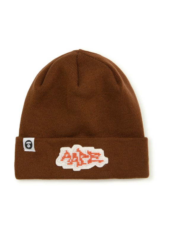 buy-aape-moonface-logo-patch-beanie_cc3
