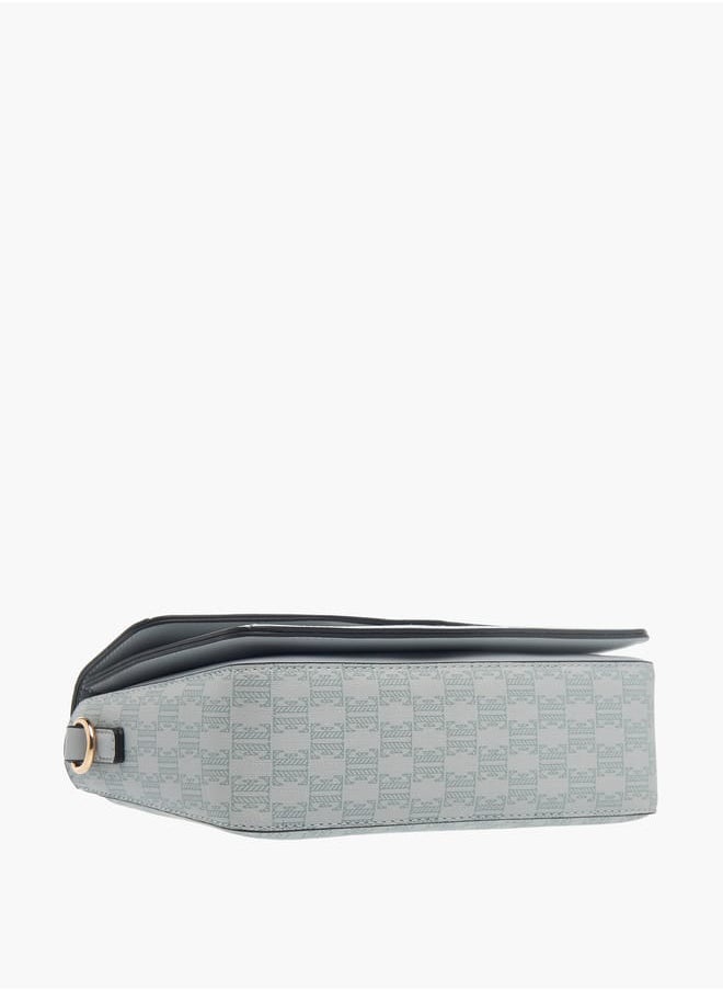 buy-elle-womens-monogram-print-crossbody-bag-with-button-closure-and-adjustable-strap_p98