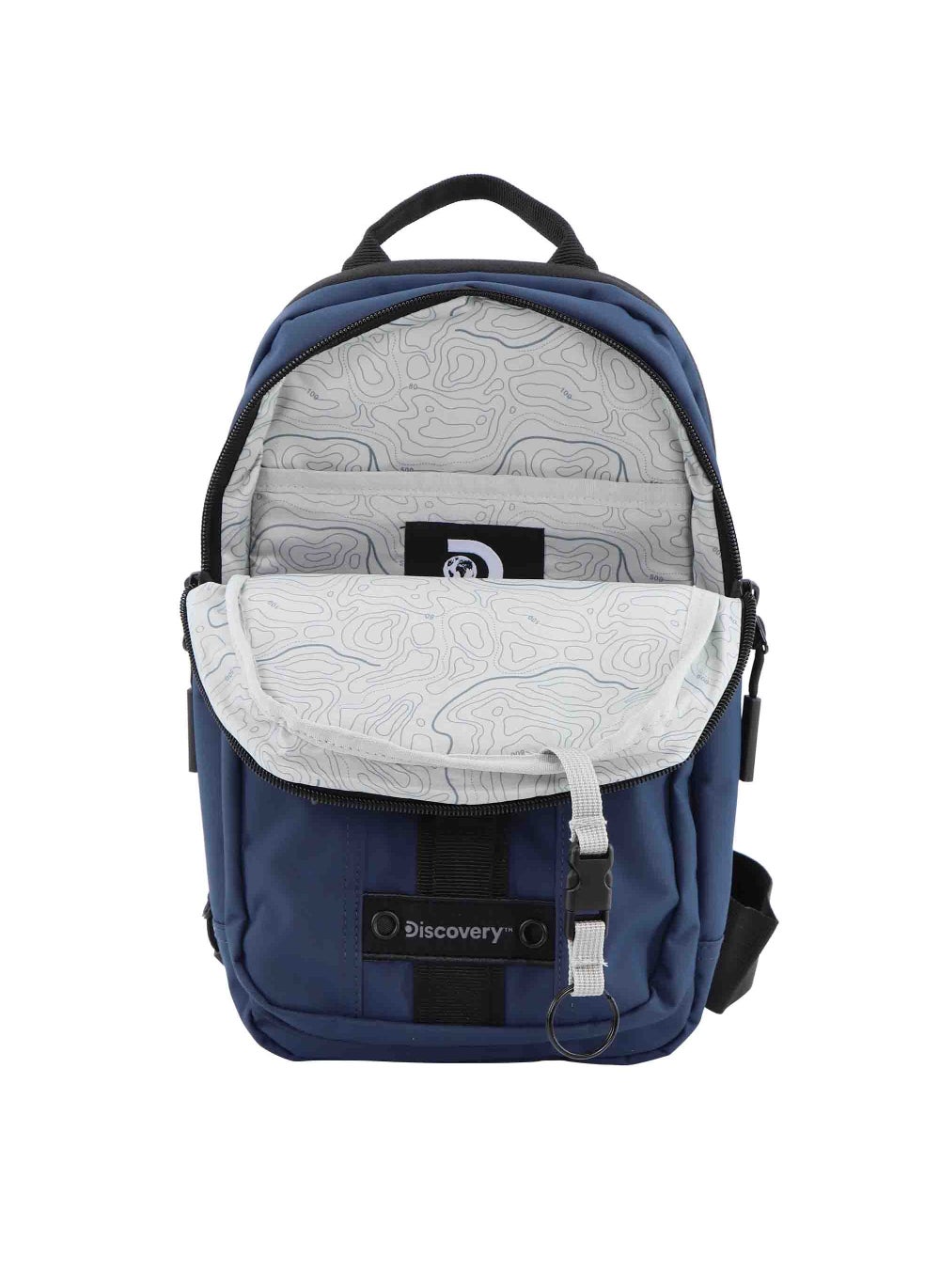 buy-discovery-discovery-shield-rpet-polyester-sling-cross-bag-blue-durable-lightweight-tablet-protective-outdoor-business-college-casual-cross-body-bag-with-multi-compartment-rfid-pocket_nmr