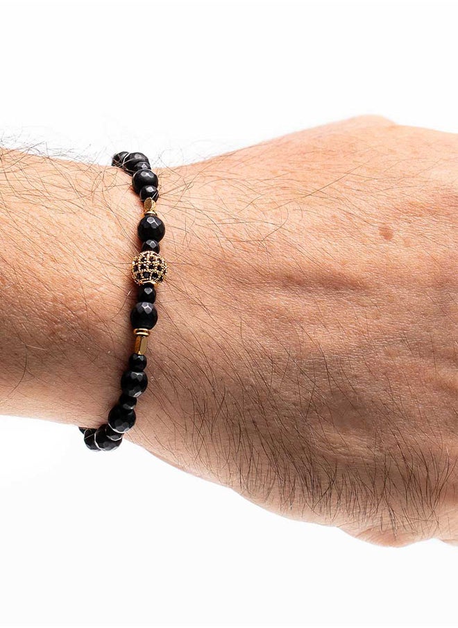 buy-chrysostomos-handmade-beaded-bracelet-for-men-with-black-onyx-and-golden-element-in-the-center_con