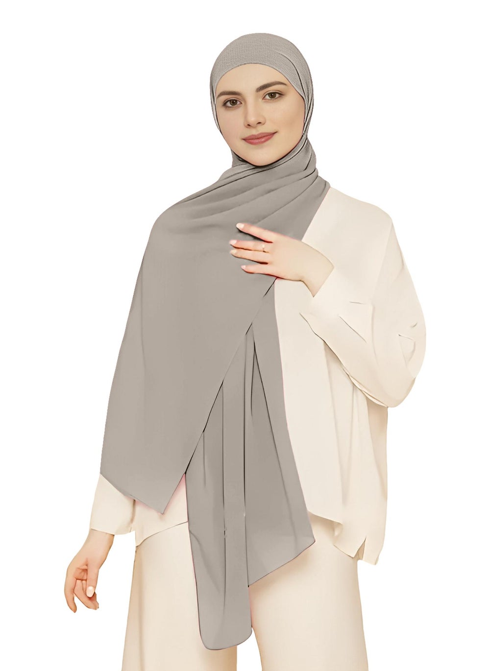 buy-nukhbaa-instant-hijab-wrap-pullover-head-scarf-with-tube-undercap-dark-gray-color-hijab-hc3_z7r