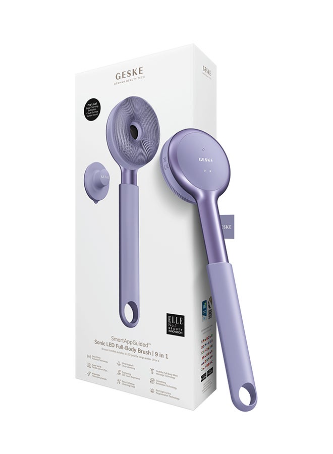 buy-geske-geske-sonic-led-full-body-brush-9-in-1-smart-body-cleansing-device-with-silicone-brush-age-defying-red-light-therapy-treatment-minimizes-wrinkles-tones-and-eases-back-acne-purple_yvh