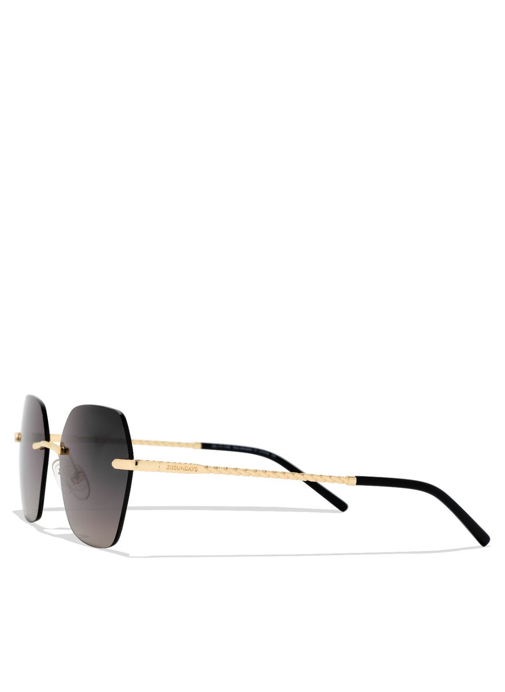buy-30sundays-30sundays-aria-hexagon-rimless-sunglasses_1pu