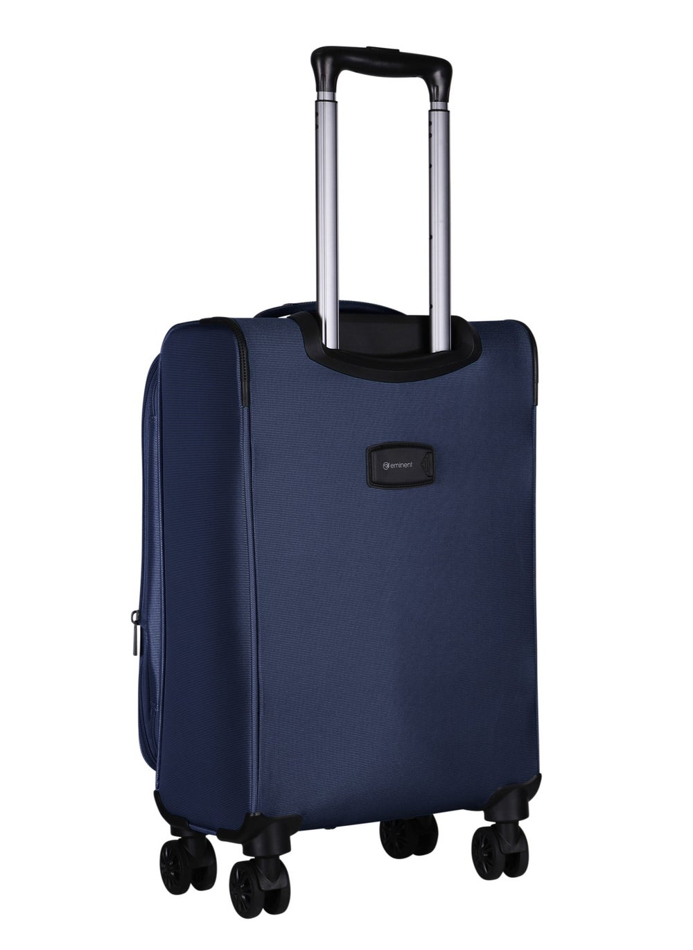 buy-eminent-unisex-soft-travel-bag-cabin-luggage-trolley-polyester-lightweight-expandable-4-double-spinner-wheeled-suitcase-with-3-digit-tsa-lock-e751-navy-blue_asu