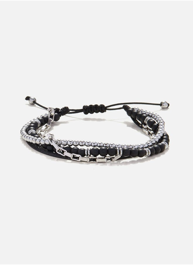 buy-chrysostomos-handmade-adjustable-beaded-multi-line-bracelet-with-onyx-grommet-ball-hematite-cord-and-steel-chain-macrame-adjustable-tying_lbn