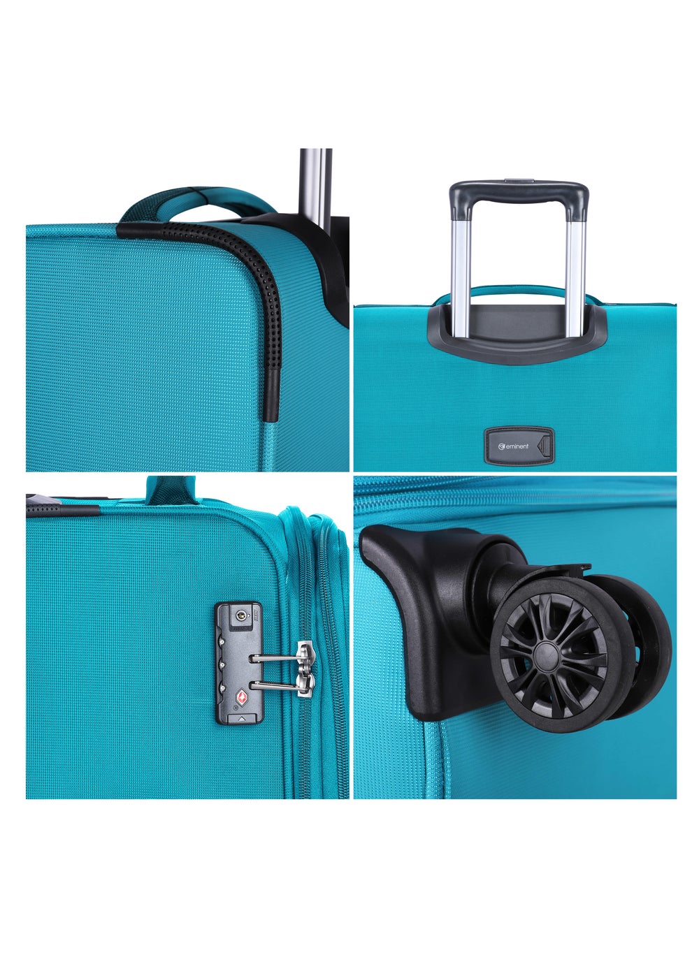 buy-eminent-unisex-soft-travel-bag-cabin-luggage-trolley-polyester-lightweight-expandable-4-double-spinner-wheeled-suitcase-with-3-digit-tsa-lock-e751-green_p4v