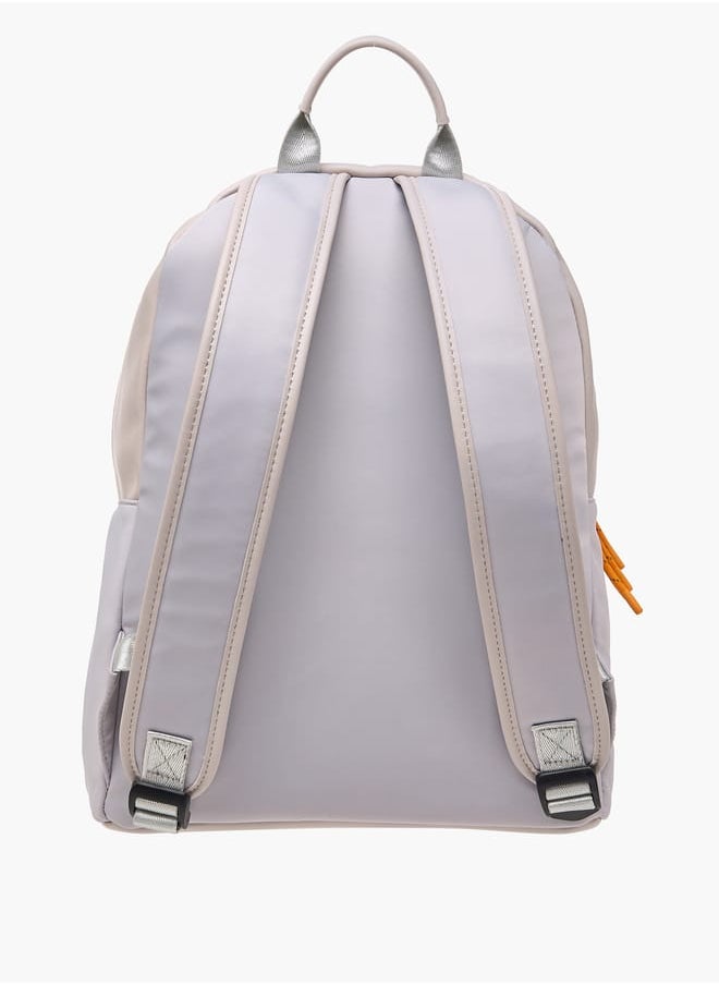 buy-lee-cooper-women-logo-print-backpack-with-adjustable-shoulder-straps-and-zip-closure-31x40x19-cm_t0p