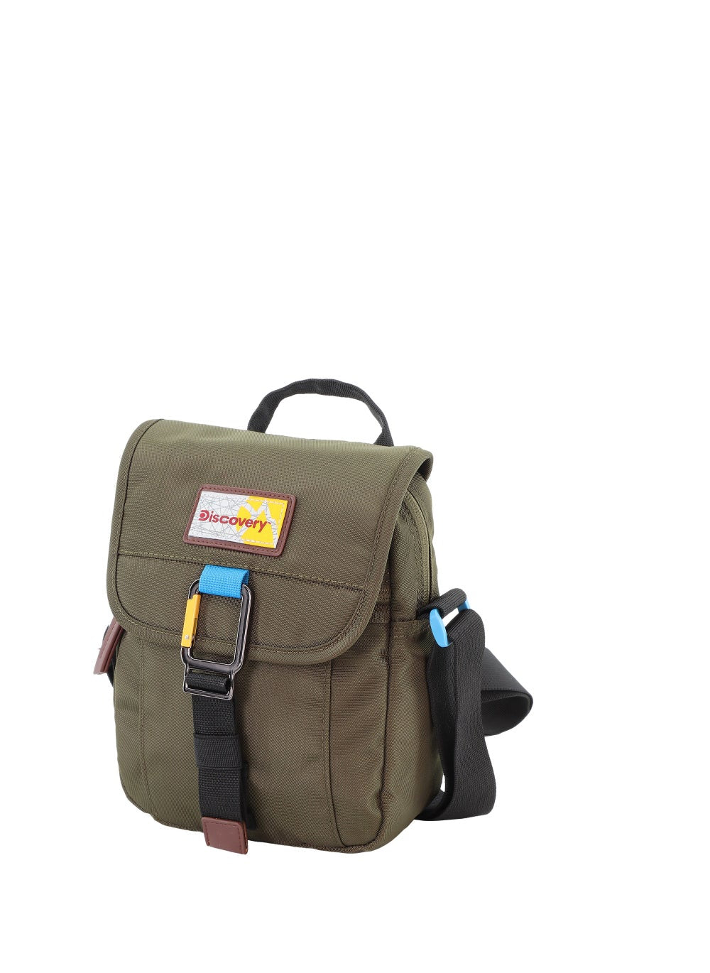 buy-discovery-discovery-icon-flap-over-utility-bag-2-8l-khaki-zipper-compartment-casual-shoulder-bag-for-men-and-women-removable-shoulder-strap-secure-rfid-pocket_kss