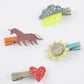 Meri Meri Icon Sparkle and Fun Hair Clips – Set of 8