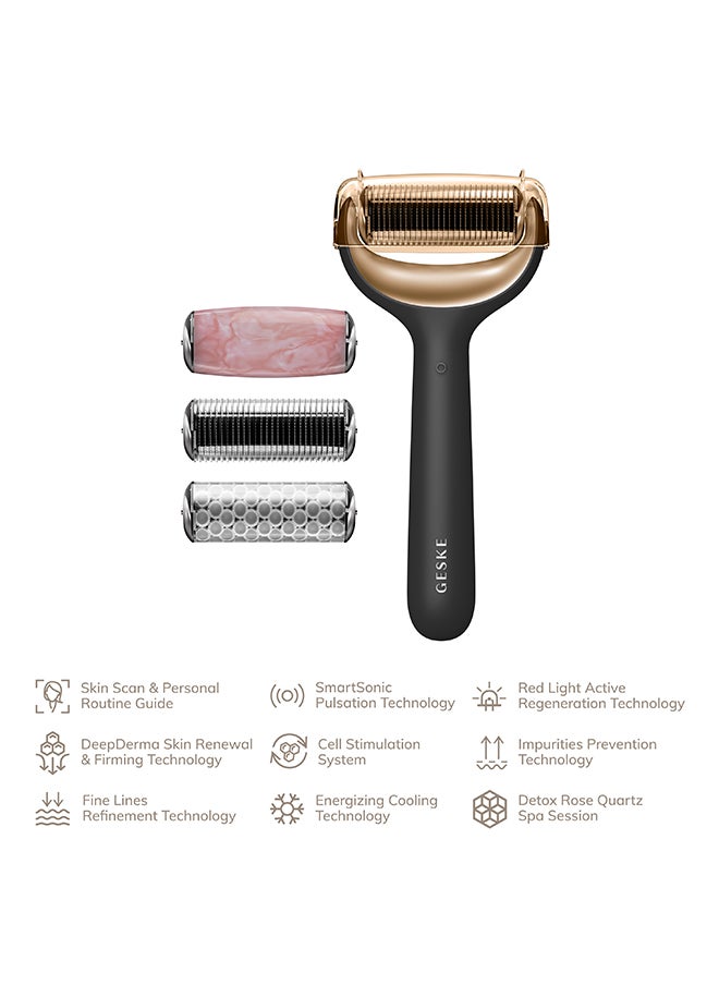 9-in-1 Grey Microneedle Roller for Face & Body