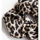Oversized Chic Pattern Weave Scrunchie
