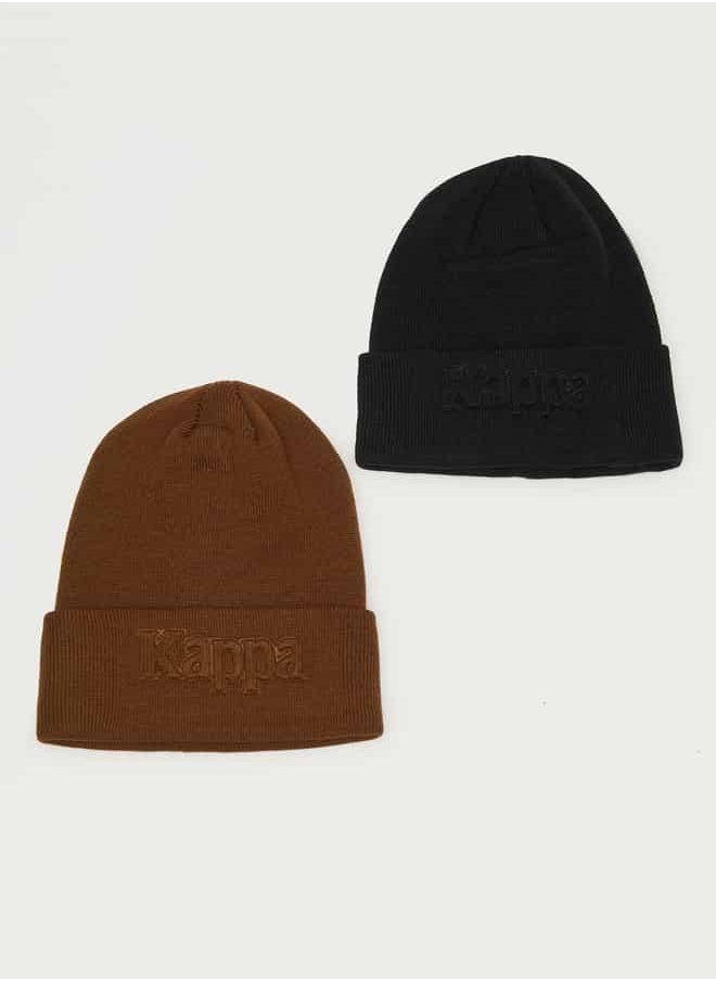 buy-kappa-set-of-2-kappa-logo-textured-beanie-cap_szy