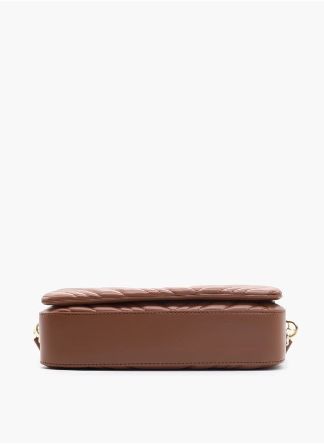 buy-v-italia-quilted-crossbody-bag-with-detachable-strap-and-flap-closure_0v6