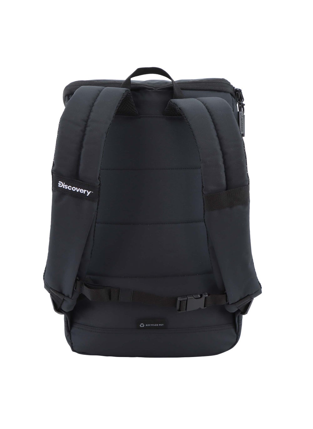buy-discovery-discovery-shield-rpet-polyester-top-zip-open-laptop-backpack-black-with-tablet-compartment-casual-backpack-30l-large-capacity-laptop-bag-water-resistant-multi-pocket-school-travel-business-bag_43z
