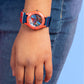 buy-disney-disney-marvel-spiderman-blue-canvas-strap-boys-watch-spd3495arg_b3i