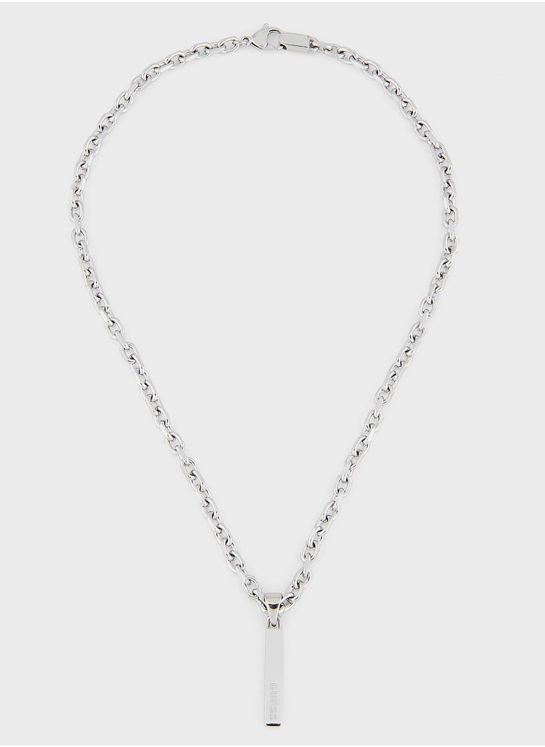 buy-guess-juxn03001jwstt-u-logo-plate-necklace_0gf