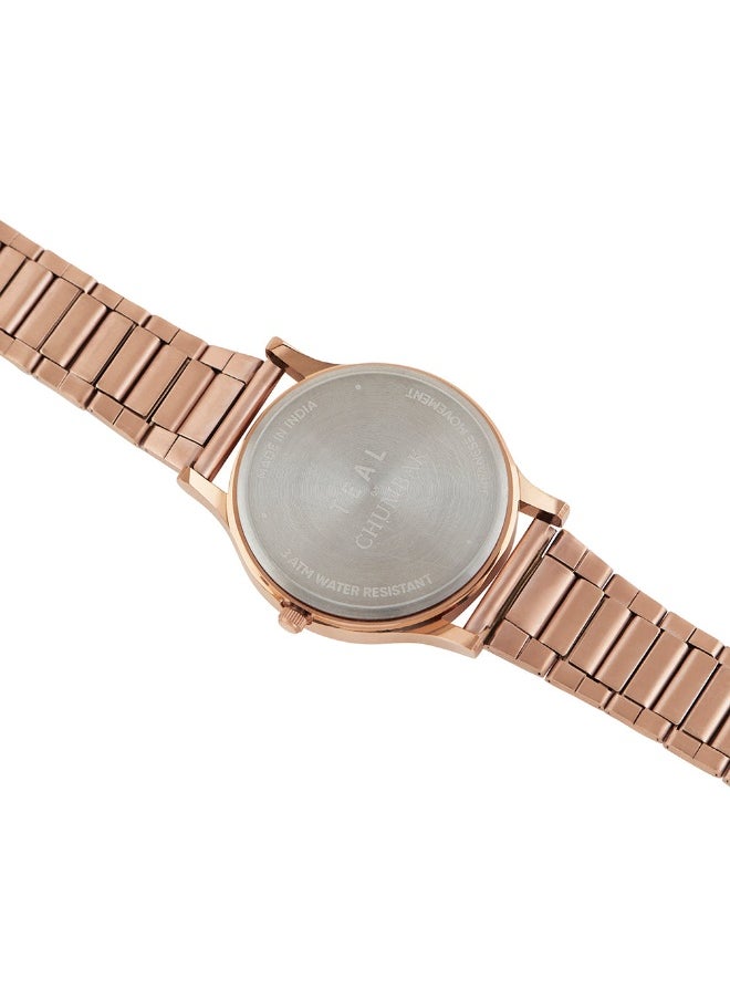 buy-chumbak-teal-by-chumbak-round-dial-analog-watch-for-women-ombre-green-collection-stainless-steel-strap-gifts-for-women-girls-ladies-stylish-fashion-watch-for-casual-work-green_i8h