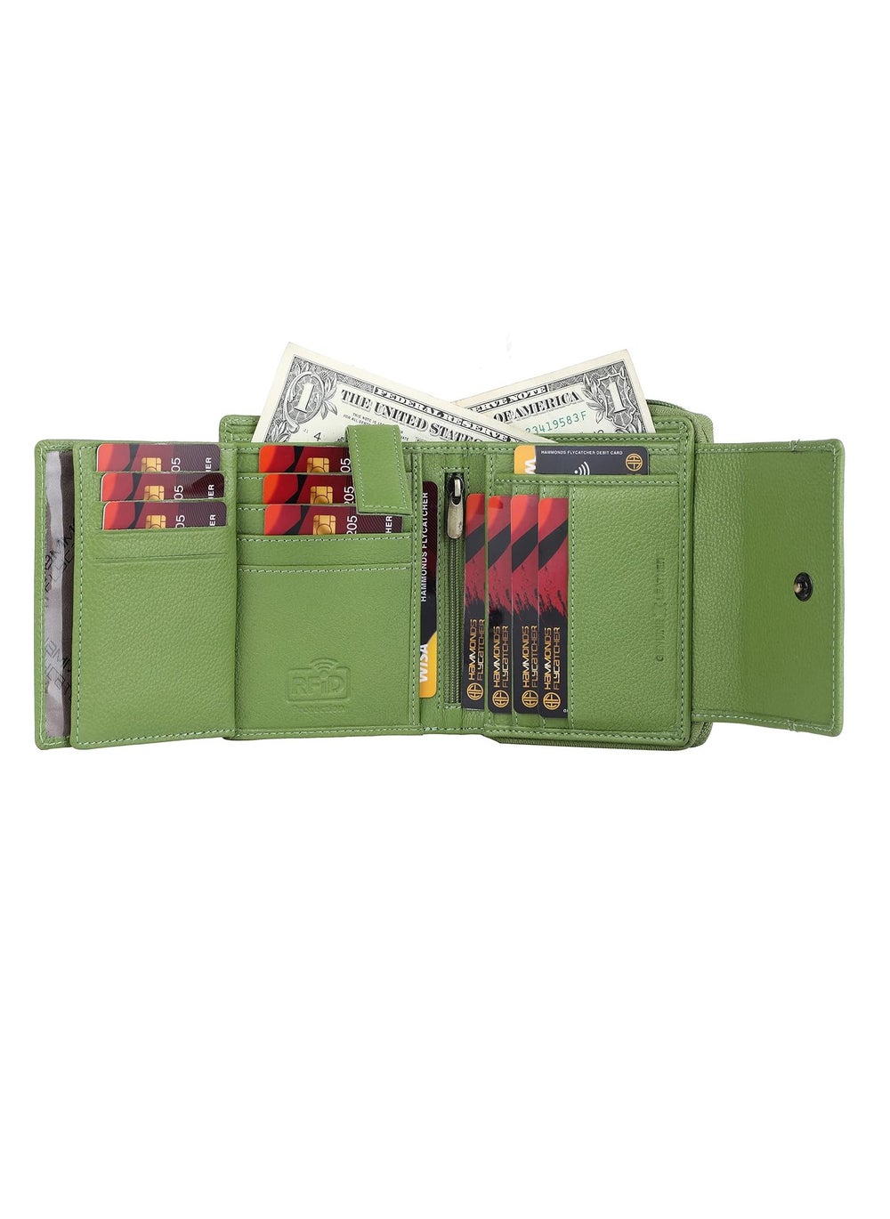 buy-hammonds-flycatcher-leather-ladies-wallet-emerald-green-14-card-slots-rfid-protection-3-id-card-slots-women-s-wallet-button-closure-daily-use-women-money-purse-lw5003-prt-grn-s3nz_imr