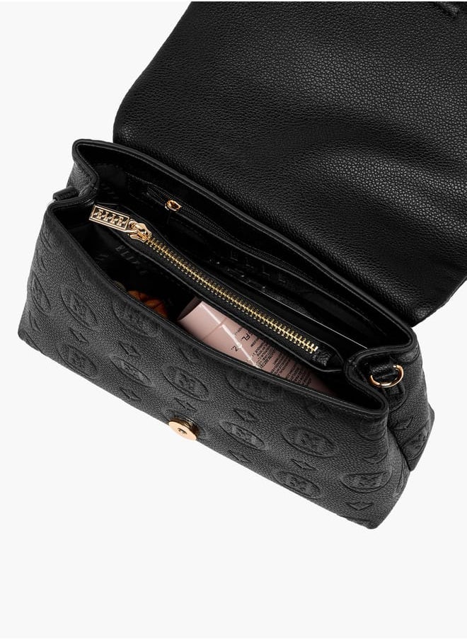 buy-elle-women-monogram-embossed-satchel-bag-with-top-handle-and-detachable-strap_pb8