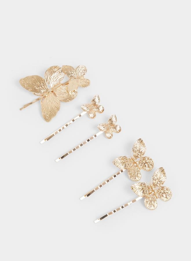 buy-styli-styli-set-of-5-golden-butterfly-hair-pin_459
