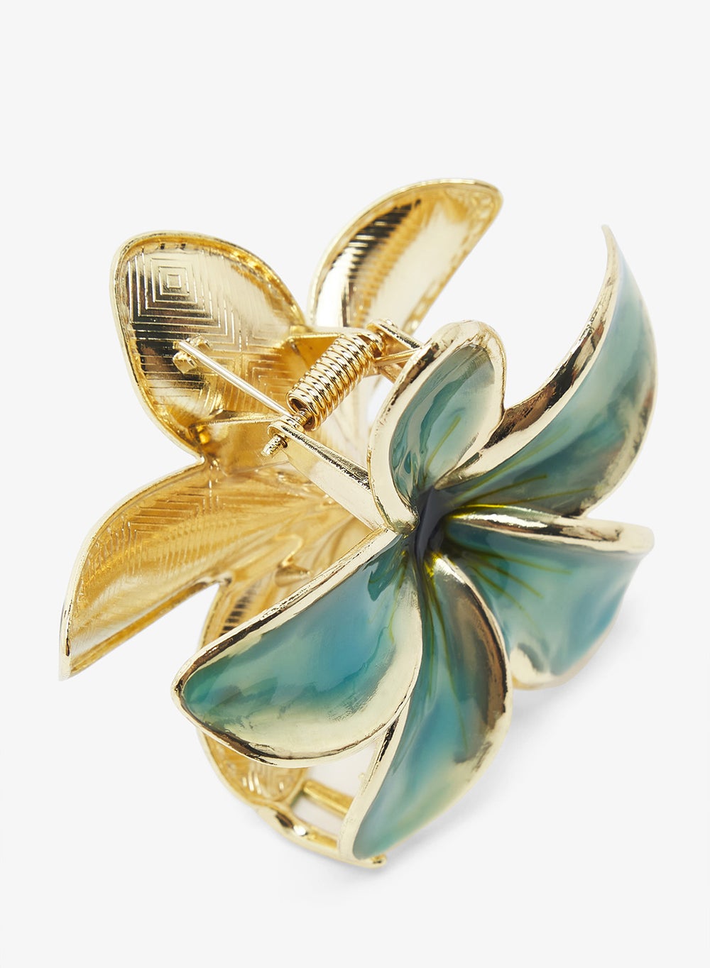 buy-ginger-metallic-flower-hair-claw_7j6