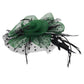 Ddaniela Monalisa Green & Black Tea Party Fascinator